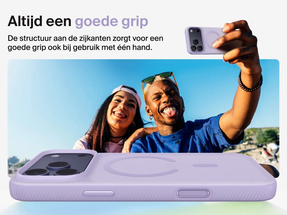 Belkin SheerForce Grip Hoesje iPhone 17 Pro Max - Lavendel MSA036HQLV