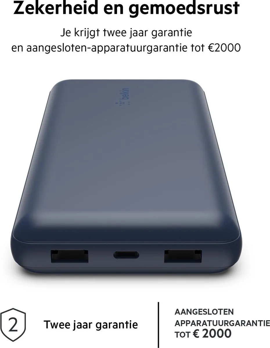 Belkin Boost Charge BPB012btBL Powerbank 20.000mAh - Blauw
