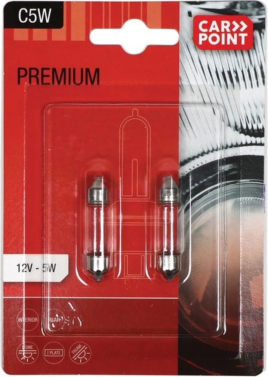 Carpoint Premium Autolampen C5W 12V - 2 Stuks - afbeelding 6 van 6