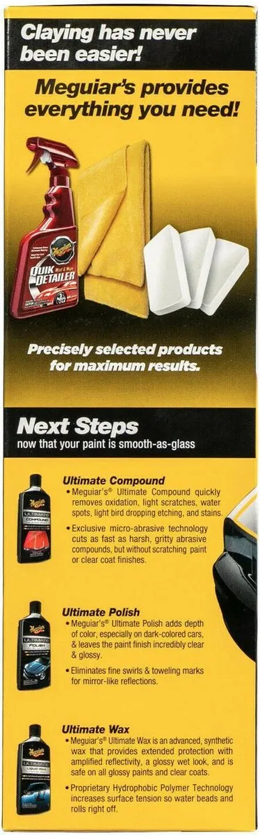 Meguiars G191700 Smooth Surface Clay Kit - 713g