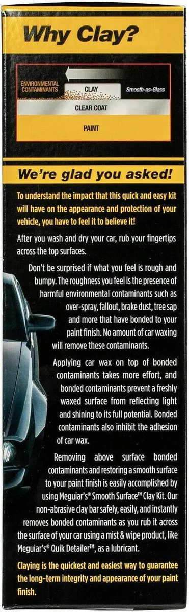 Meguiars G191700 Smooth Surface Clay Kit - 713g