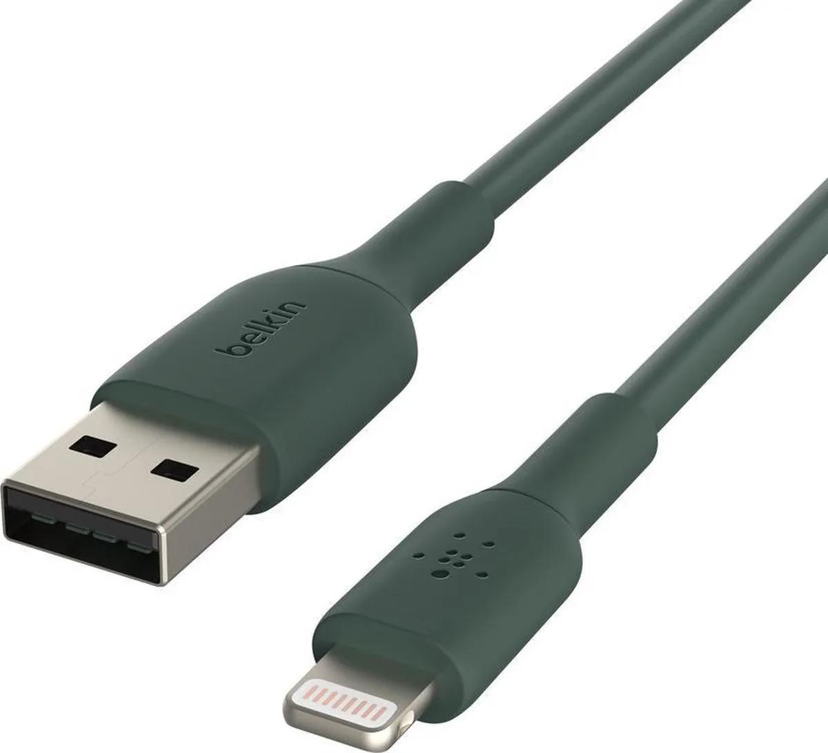 Belkin iPhone Lightning naar USB Kabel 1m - Midnight Groen