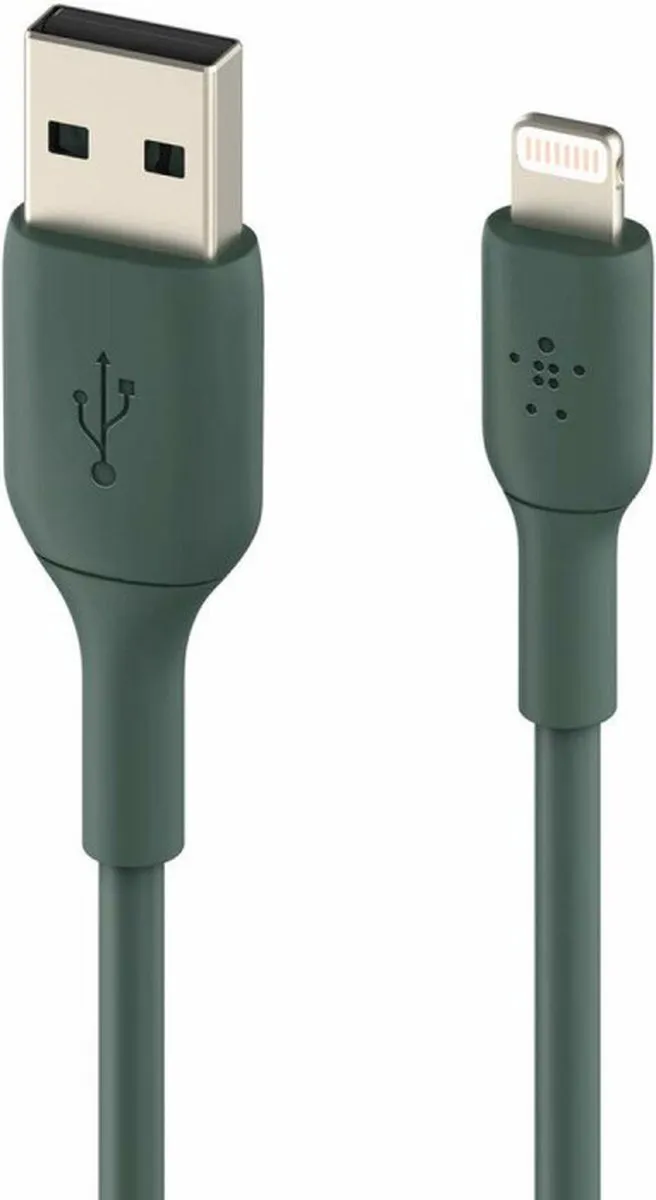 Belkin iPhone Lightning naar USB Kabel 1m - Midnight Groen