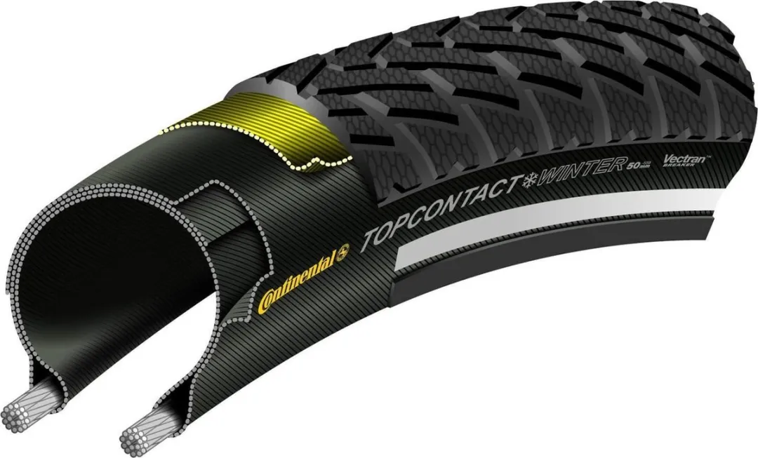 Continental Top Contact Winter II Premium 27.5x2.00 (50-584) - Zwart