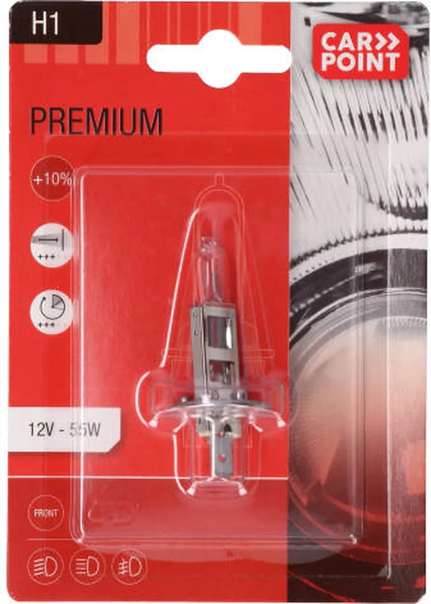 Carpoint Premium Autolamp H1 55W - Superwit