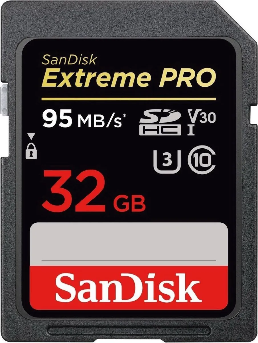 SanDisk SDSDXXG-032G-GN4IN SDHC Geheugenkaart 32GB