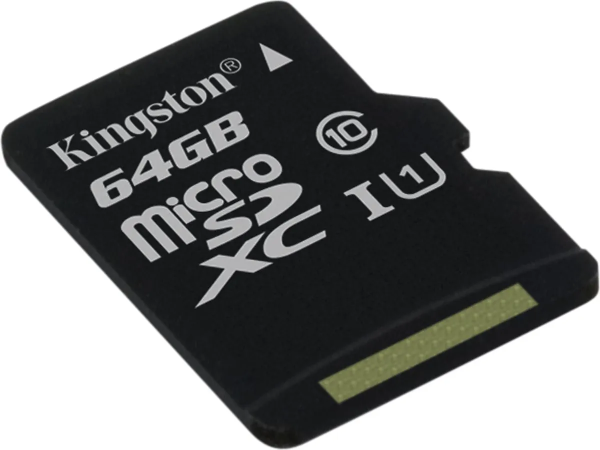 Kingston SDCS2/64GB MicroSDXC UHS-I Geheugenkaart 64GB