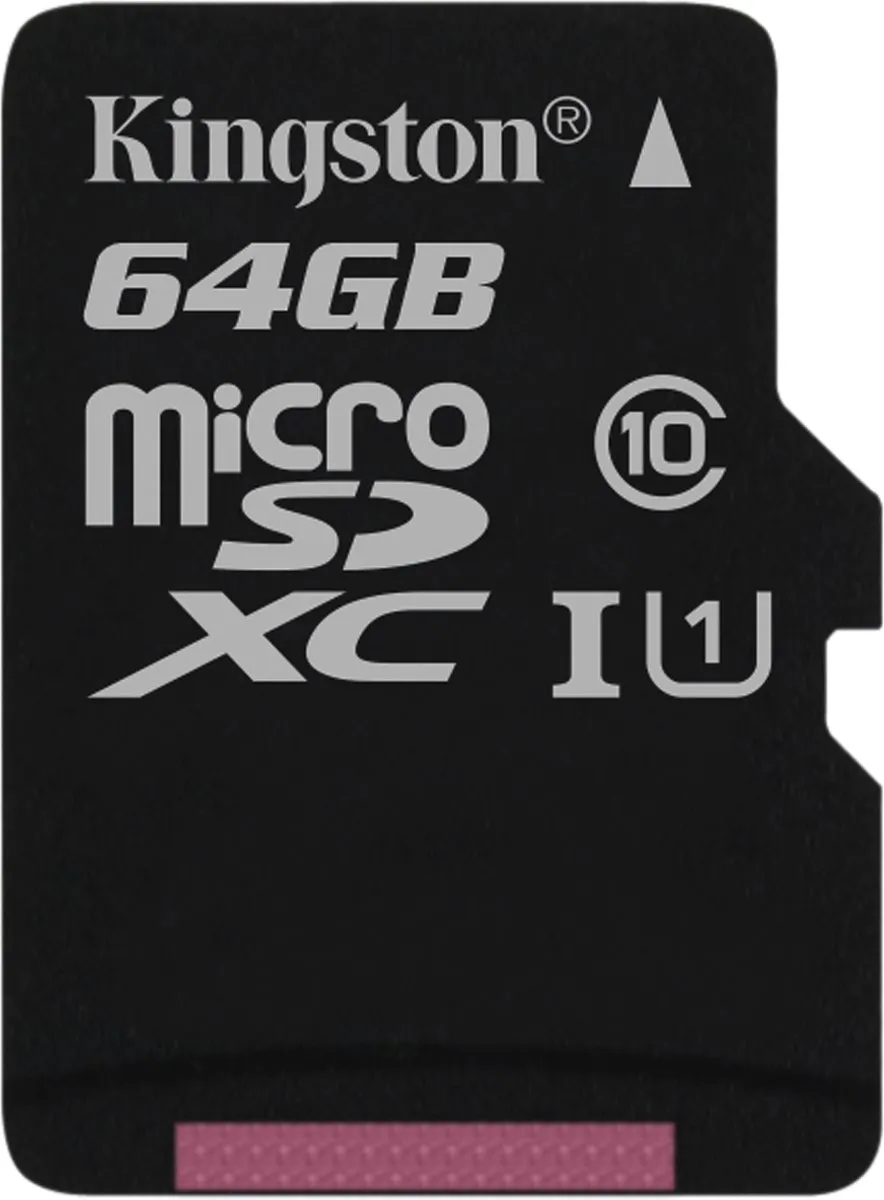 Kingston SDCS2/64GB MicroSDXC UHS-I Geheugenkaart 64GB
