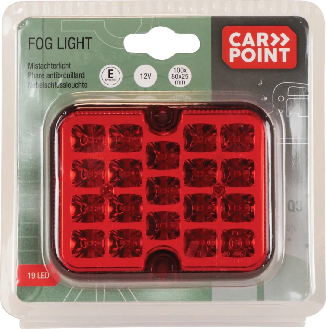 Carpoint Mistachterlicht 19 LED 12V
