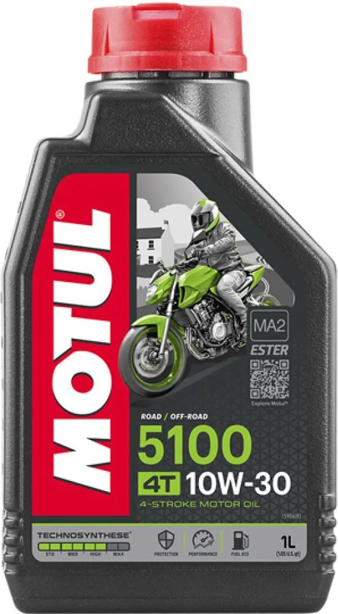 Motul 5100 4T 10W30 Motorolie - 1L