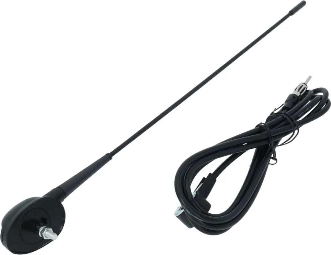 Carpoint FM/AM Dakantenne - 43cm Mast - Zwart