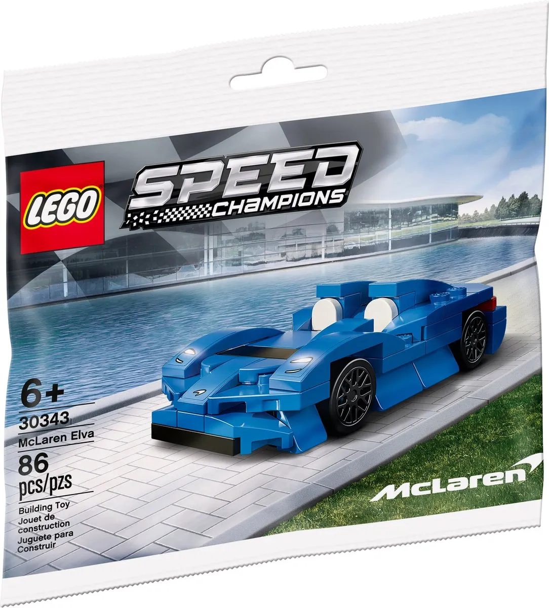 LEGO Speed Champion McLaren Elva 86 Stenen