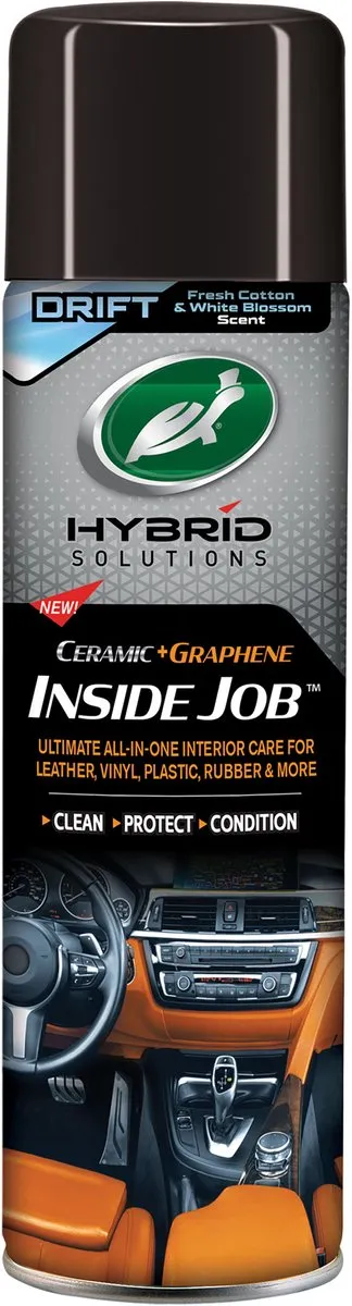 Turtle Wax Hybrid Solutions Inside Job Drift - Ultieme alles-in-één interieurverzorging - Voor leer, vinyl, kunststof, rubber & meer - 500ml