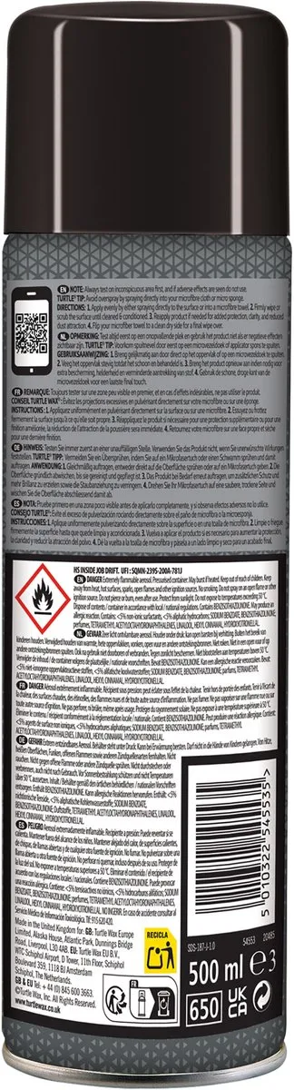 Turtle Wax Hybrid Solutions Inside Job Drift - Ultieme alles-in-één interieurverzorging - Voor leer, vinyl, kunststof, rubber & meer - 500ml