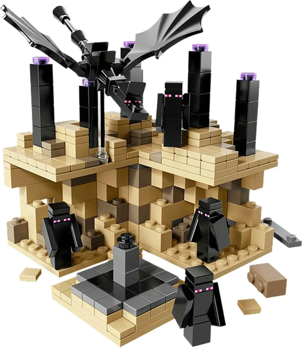 LEGO Minecraft Micro World The End 440 Stenen - 4 Minifiguren - afbeelding 2 van 6