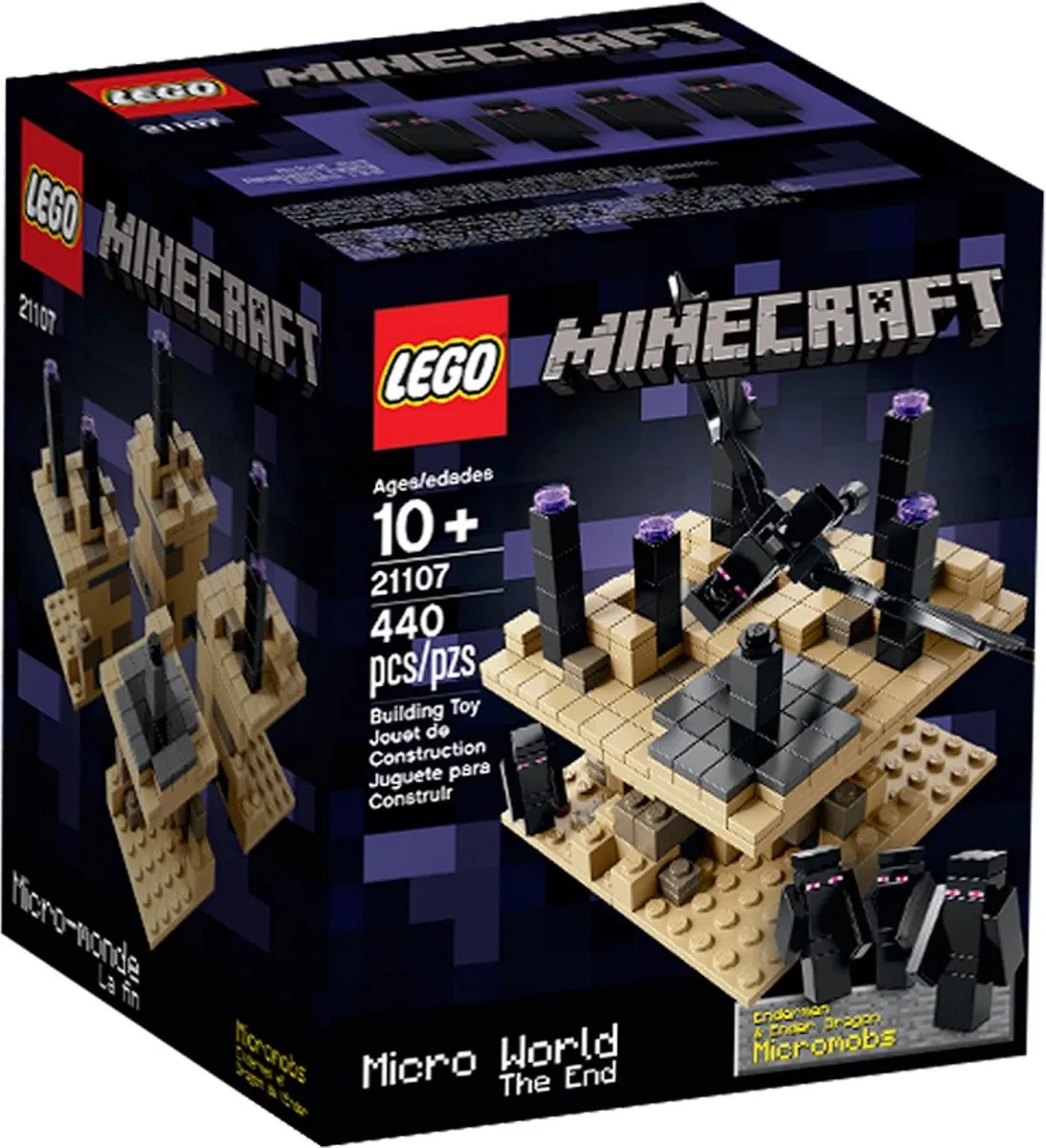 LEGO Minecraft Micro World The End 440 Stenen
