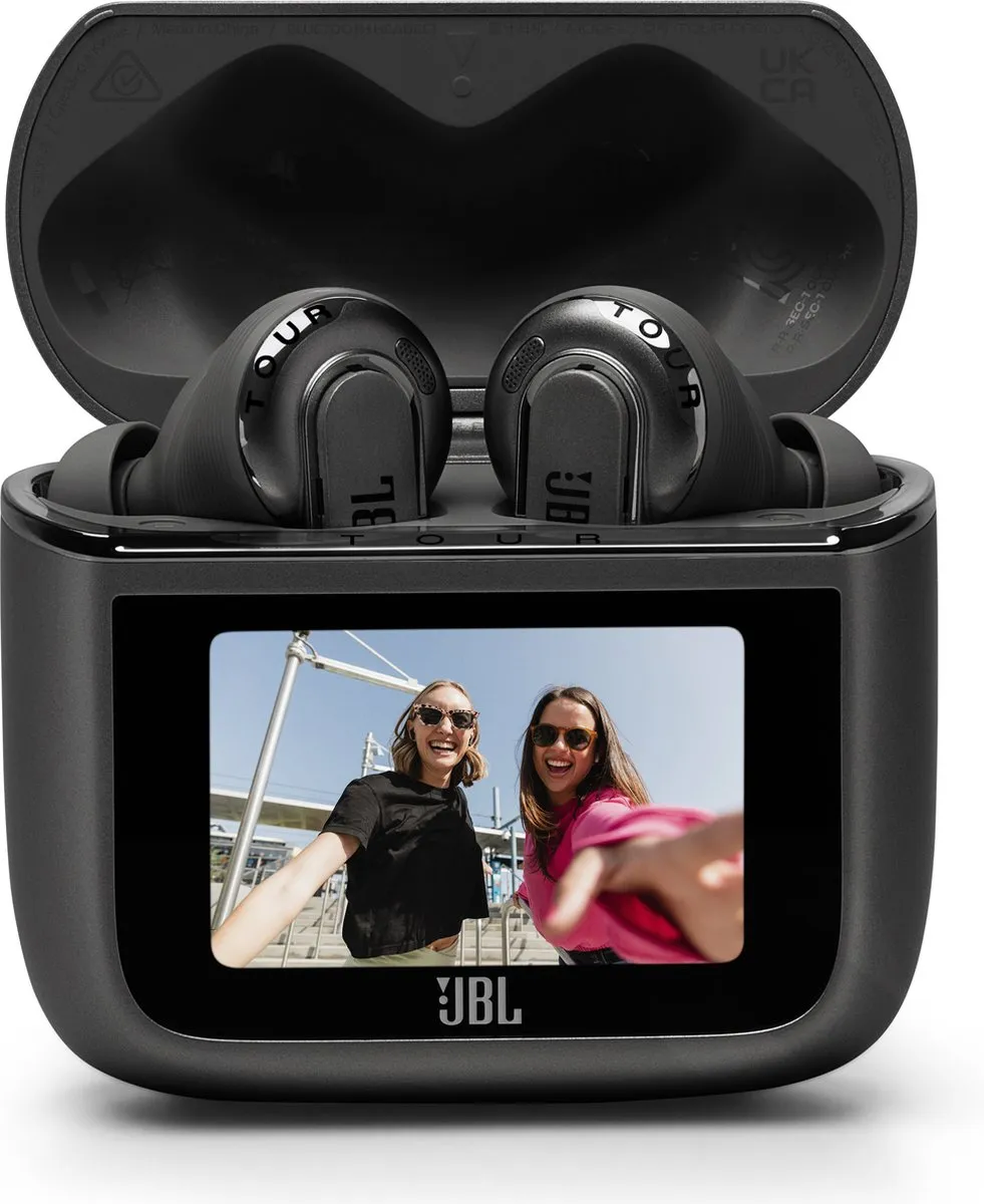 JBL Tour Pro 3 Draadloze Oortjes - Noise Cancelling - 50 uur - Zwart