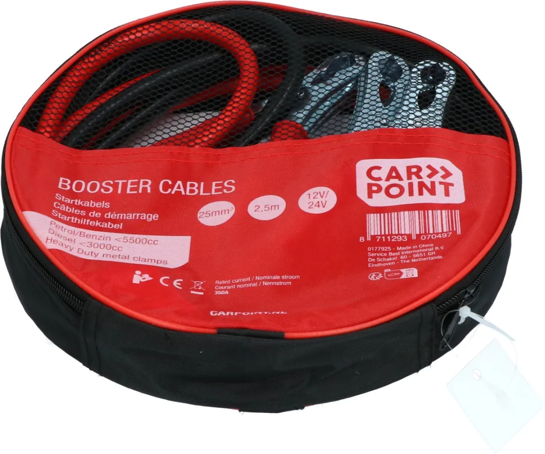 Carpoint Startkabelset 12/24V - 2.5m - Divers - afbeelding 6 van 6