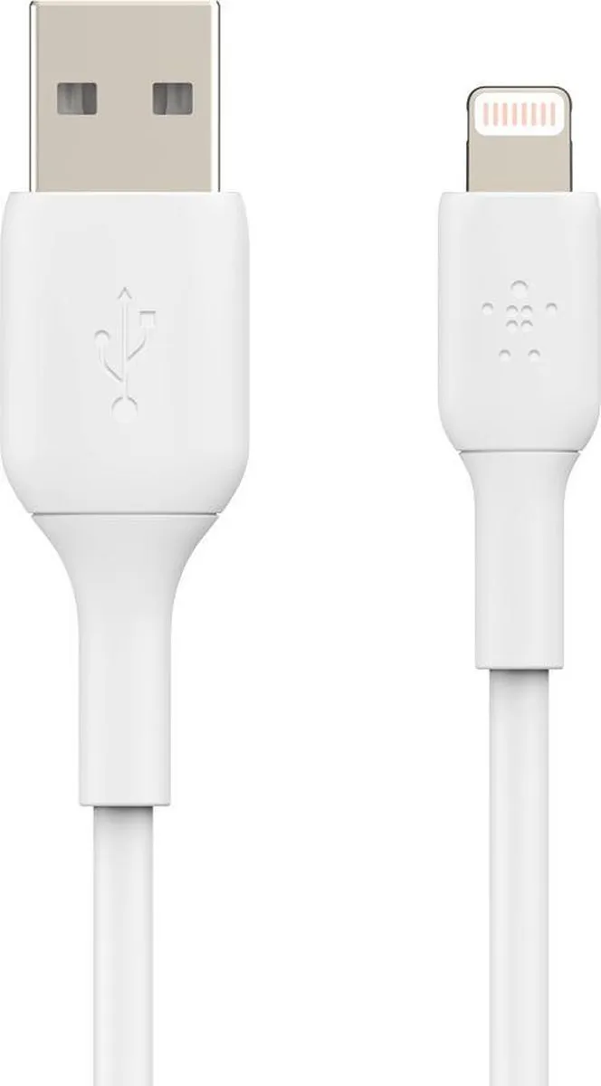 Belkin iPhone Lightning naar USB Kabel CAA001bt1MWH - 1m - Wit