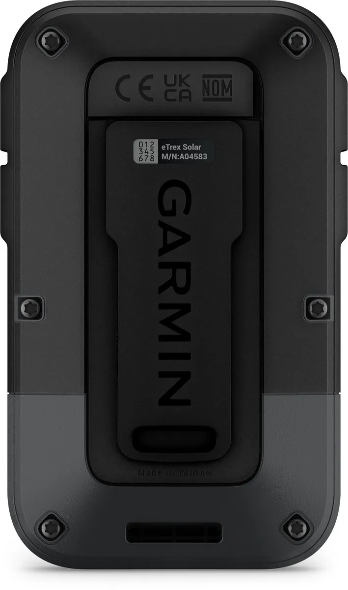 Garmin eTrex Solar - Navigatie - Handheld - Zonne-energie - Multiband-GPS - 2.2 inch scherm - Zwart