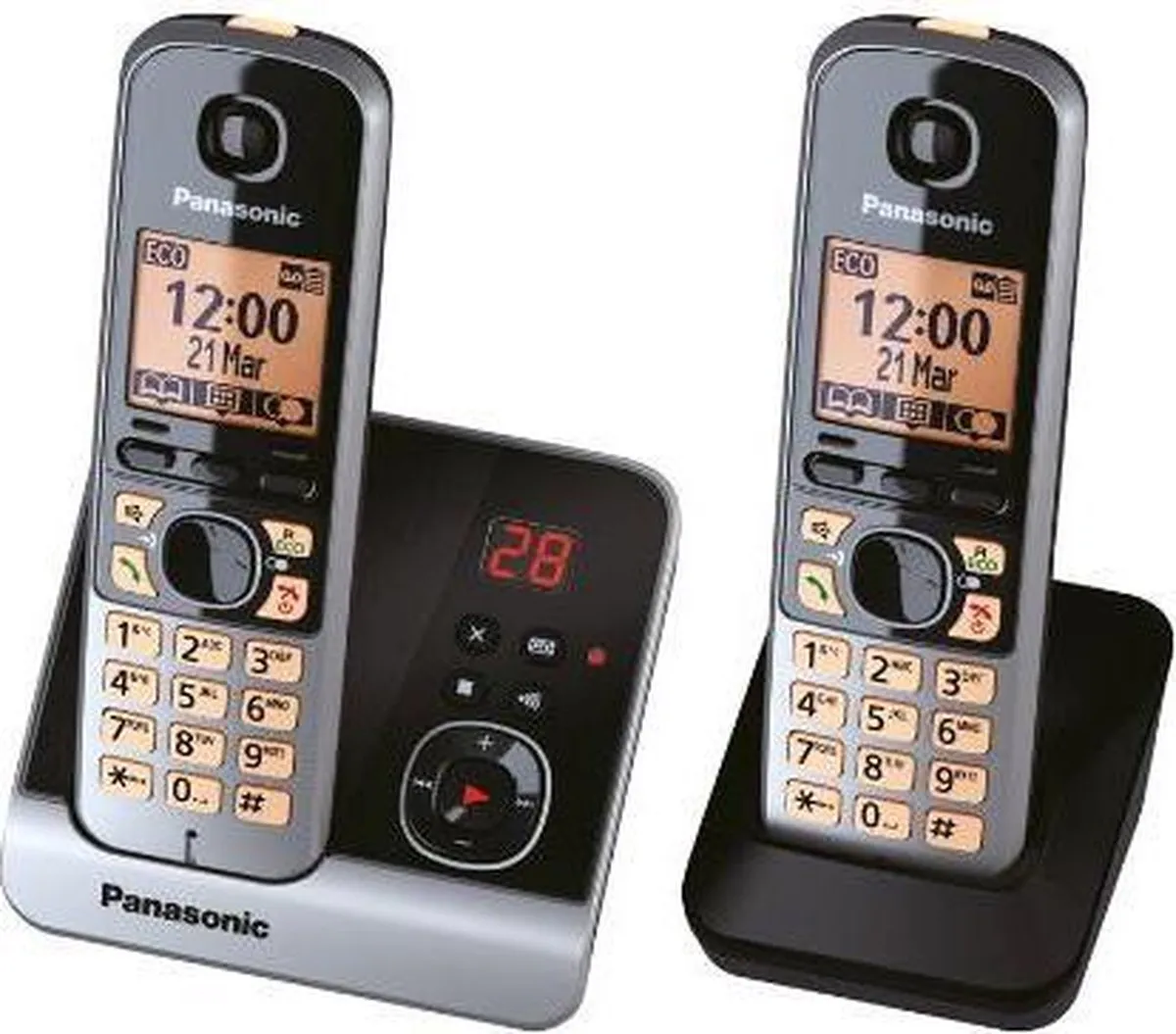 Panasonic KX-TG6722GB Duo DECT Telefoon