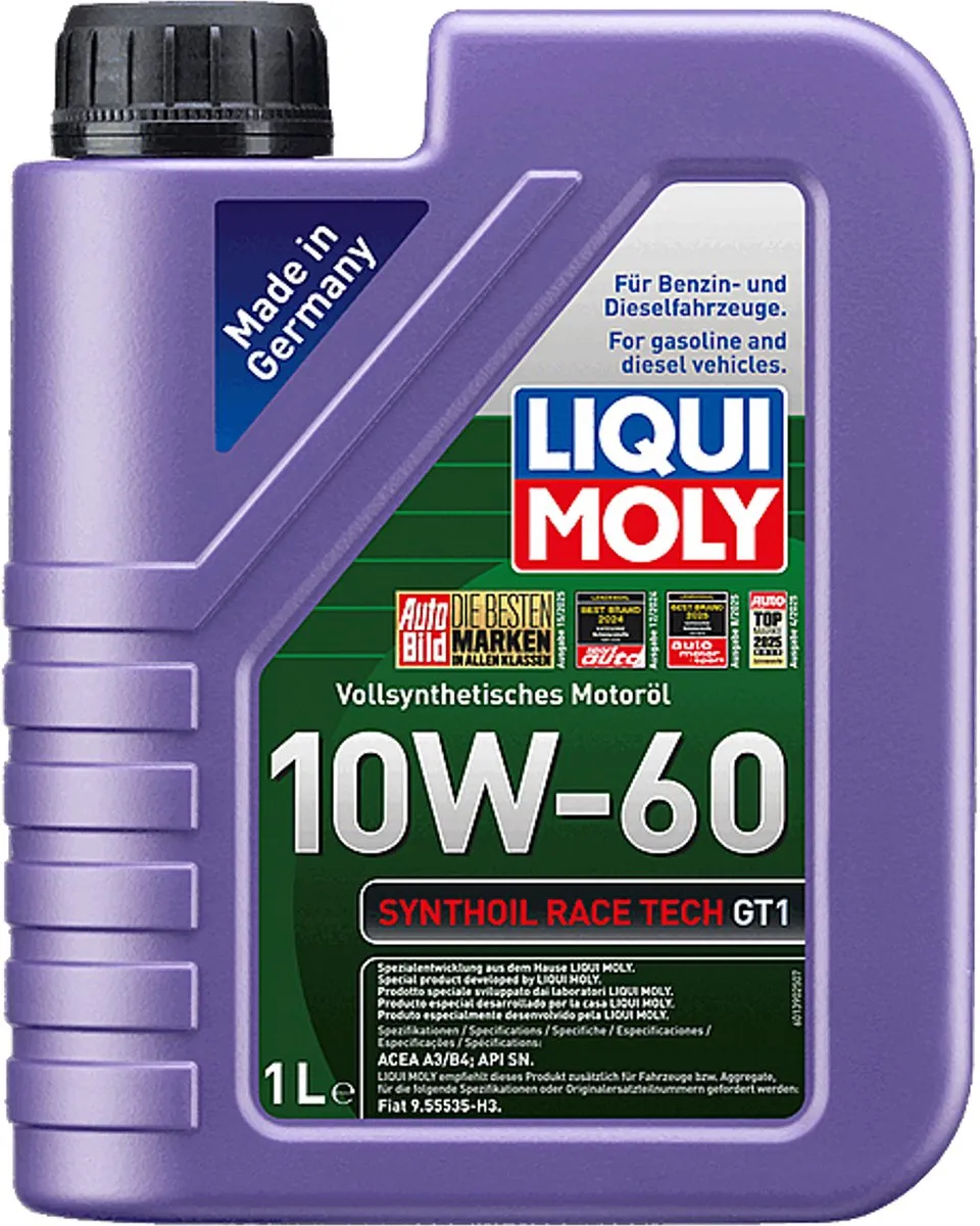 Liqui Moly Synthoil Race Tech GT1 10W60 Motorolie 1L