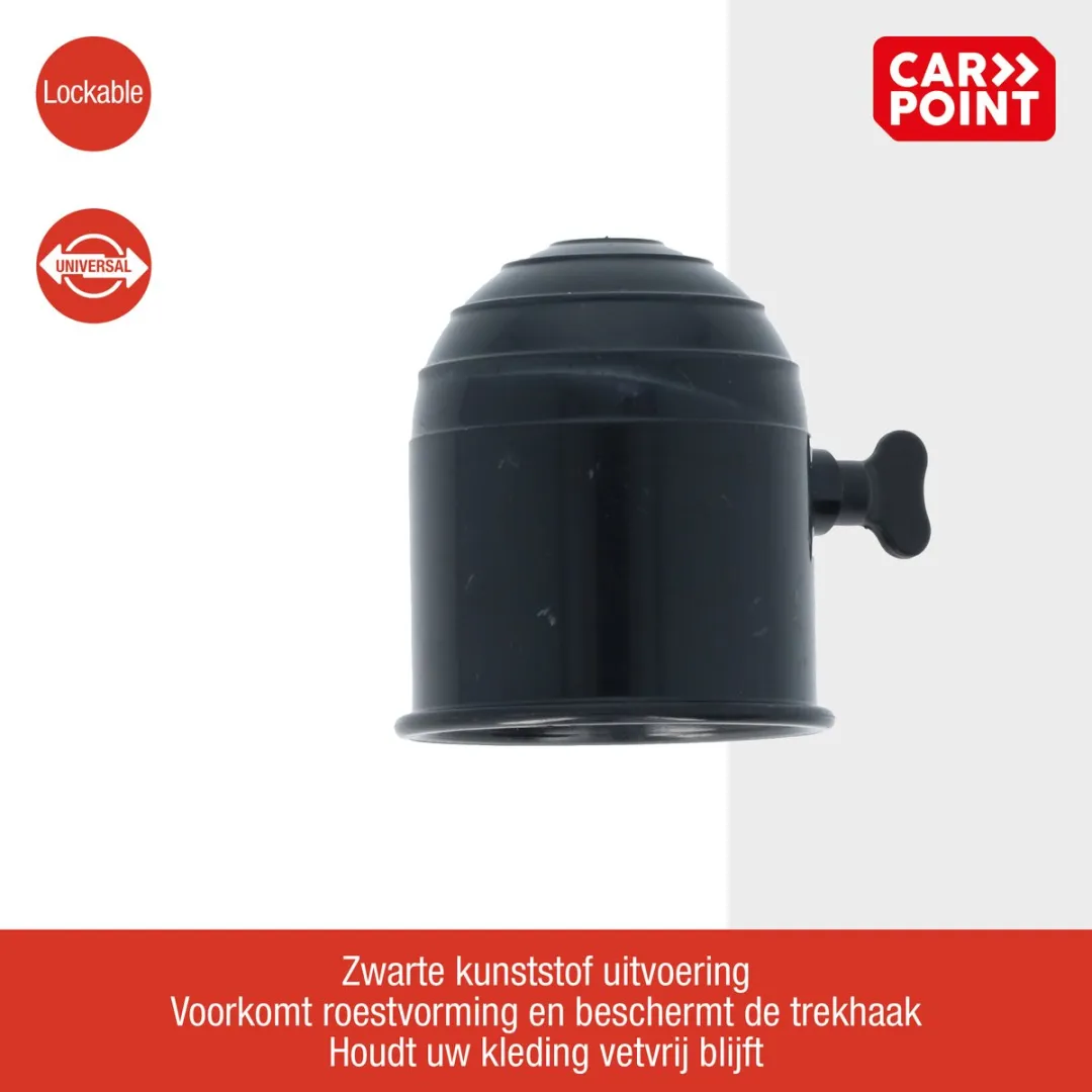 Carpoint Trekhaakdop Afsluitbaar - Zwart