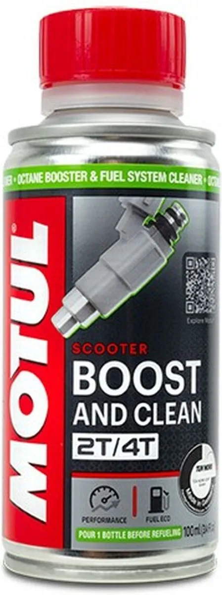 Motul Boost and Clean Scooter 2T/4T Additief 100ml