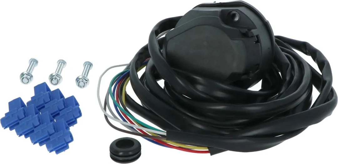 Carpoint Trekhaakkabelset 7-polig 12V - 2m - Zwart