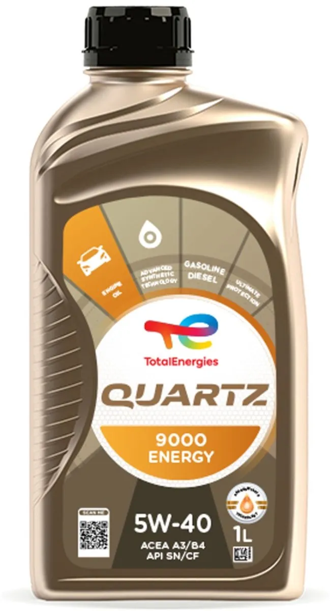 Total Quartz 9000 Energy 5W40 Motorolie 1L