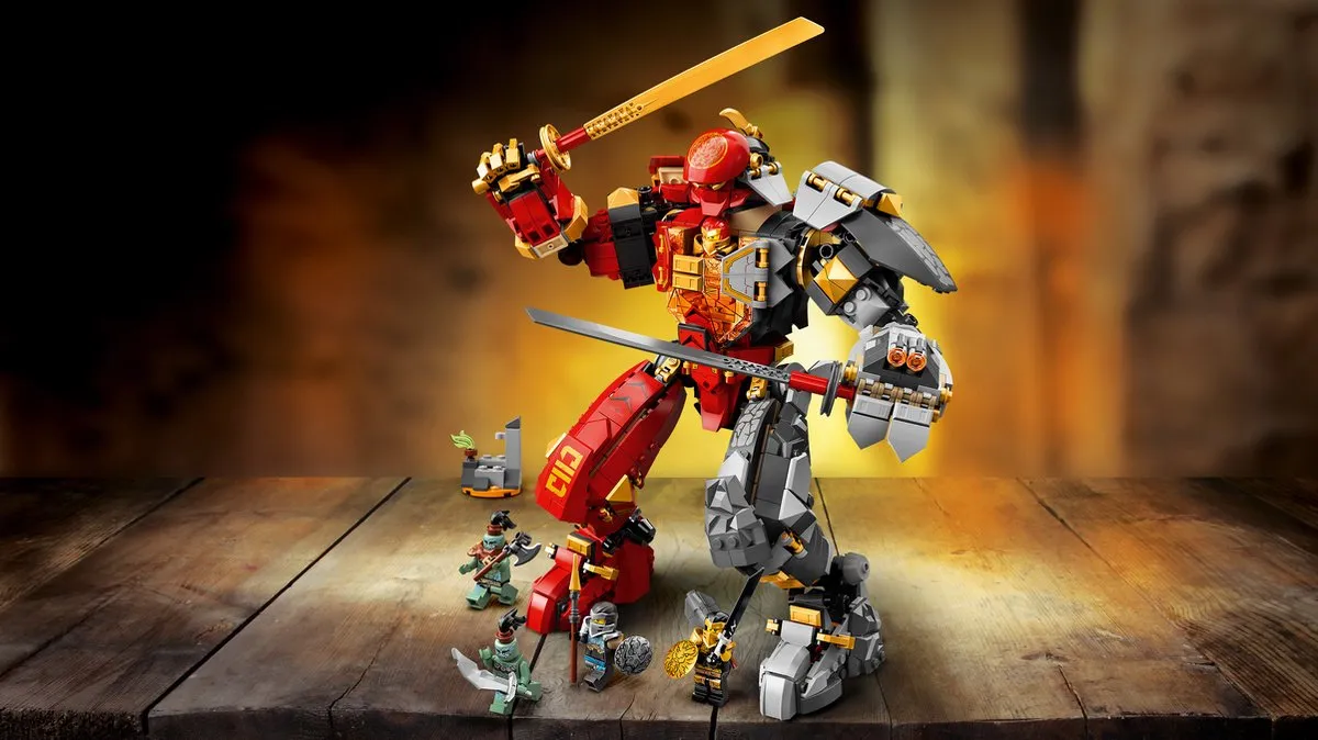 LEGO Ninjago Vuursteen Robot 71720 - 69 Stukken - afbeelding 6 van 6