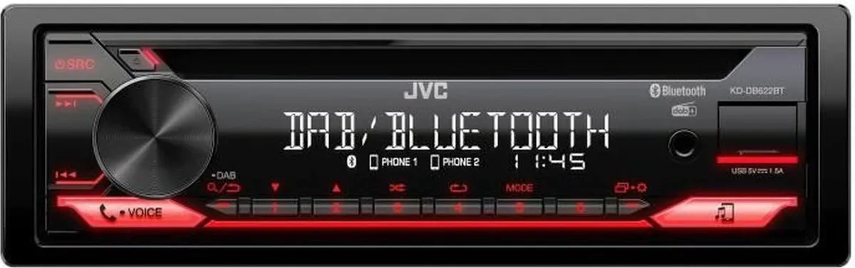JVC KD-DB622BT - Autoradio met DAB+