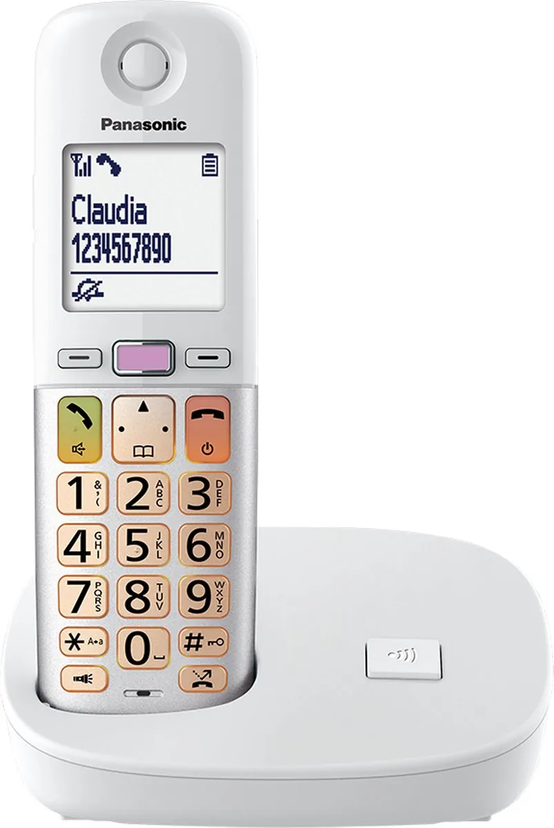 Panasonic KX-TGU410EXW DECT Telefoon - 1 Handset - Wit