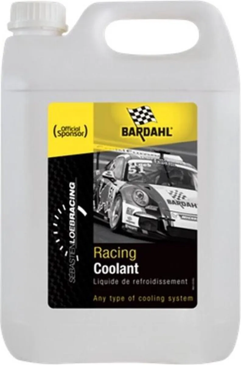 Bardahl Koelvloeistof Racing 5L - Gebruiksklaar