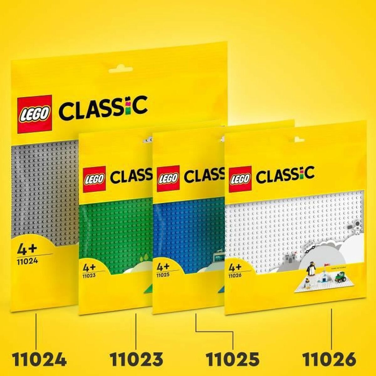 LEGO Classic Grijze Bouwplaat - 11024