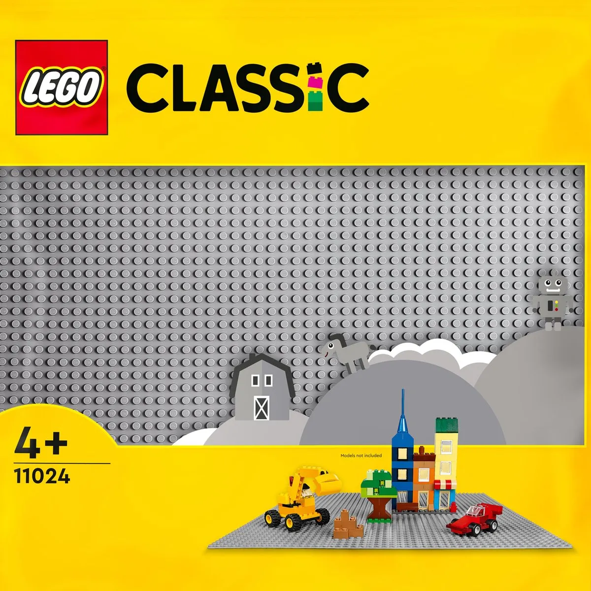 LEGO Classic Grijze Bouwplaat 11024