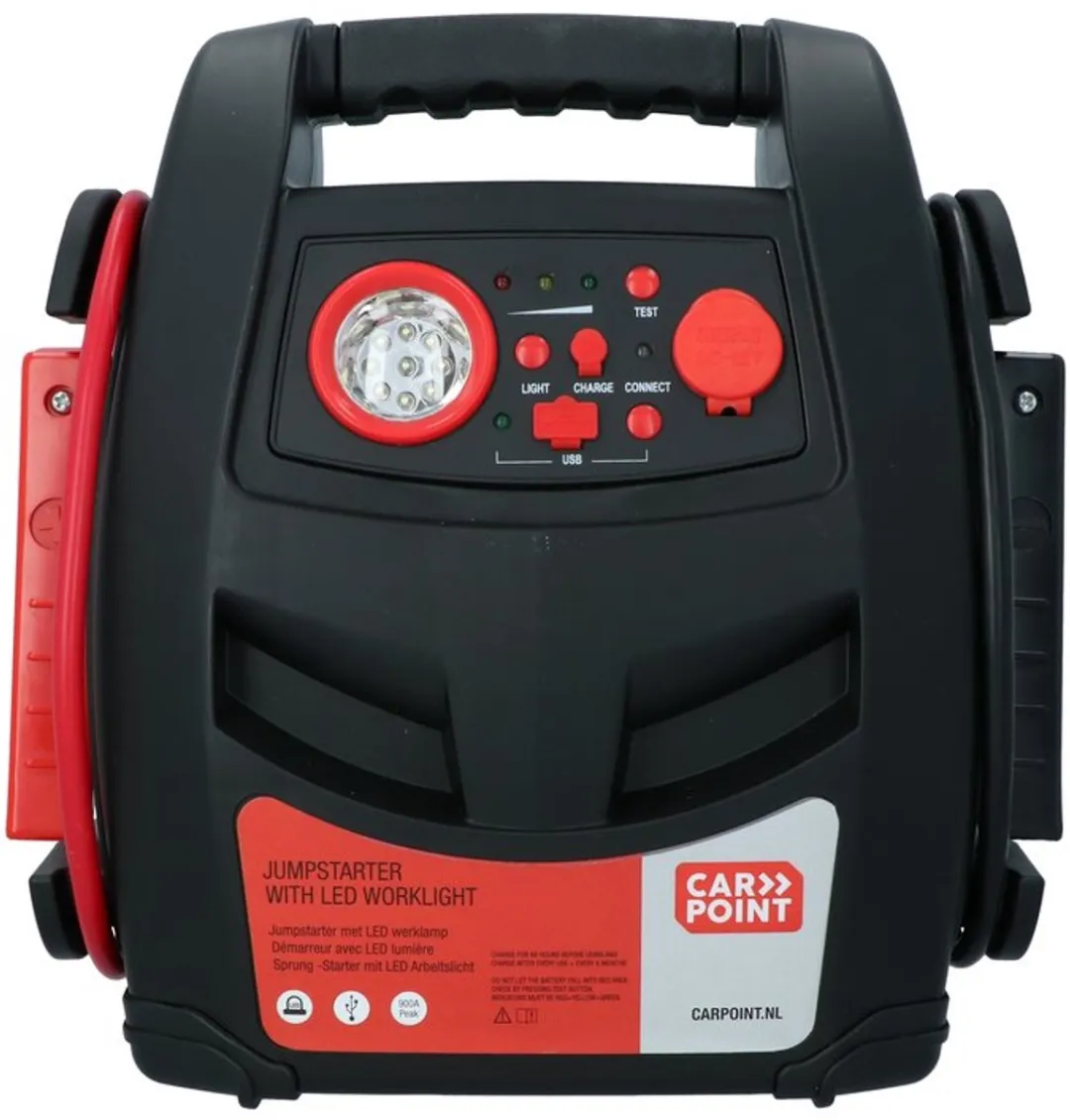 Carpoint Jumpstarter 17000mAh 400A/900A - 4800W - Rood/Zwart