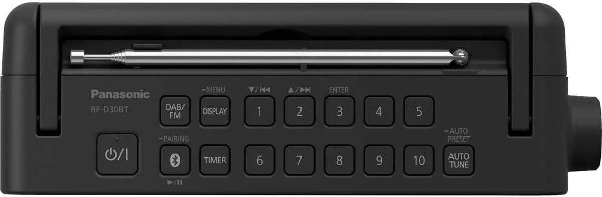 Panasonic RF-D30BTEG-K Keukenradio DAB+/FM - 2W - Zwart