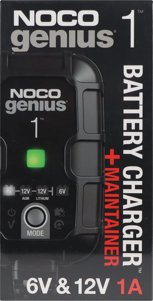NOCO Genius 1EU Acculader 1A - 6V/12V - afbeelding 6 van 6