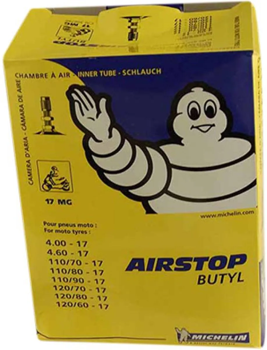 Michelin Binnenband 110/70-17 Recht Ventiel
