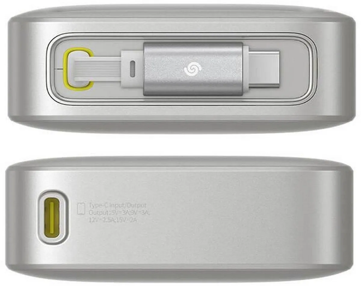 Baseus P10073701843-00 Powerbank 10000mAh 20W - Grijs