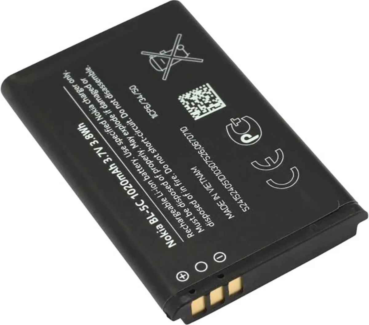 Nokia Accu 0278812 - Geschikt voor Nokia 1200/1208/1209