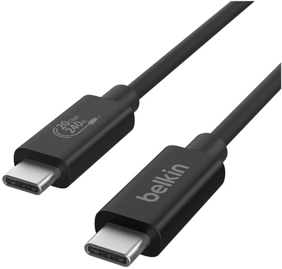 Belkin INZ004bt2MBK USB-C 4.0 Kabel 2m - 240W - Zwart