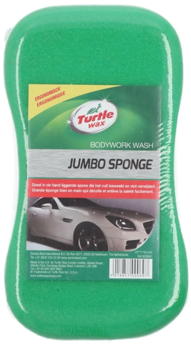 Turtle Wax Jumbo Spons Groen X009td - afbeelding 2 van 3