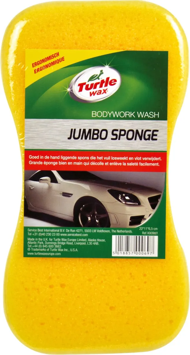 Turtle Wax Jumbo Spons Groen X009td