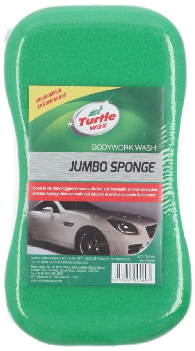 Turtle Wax Jumbo Spons Groen X009td - afbeelding 3 van 3