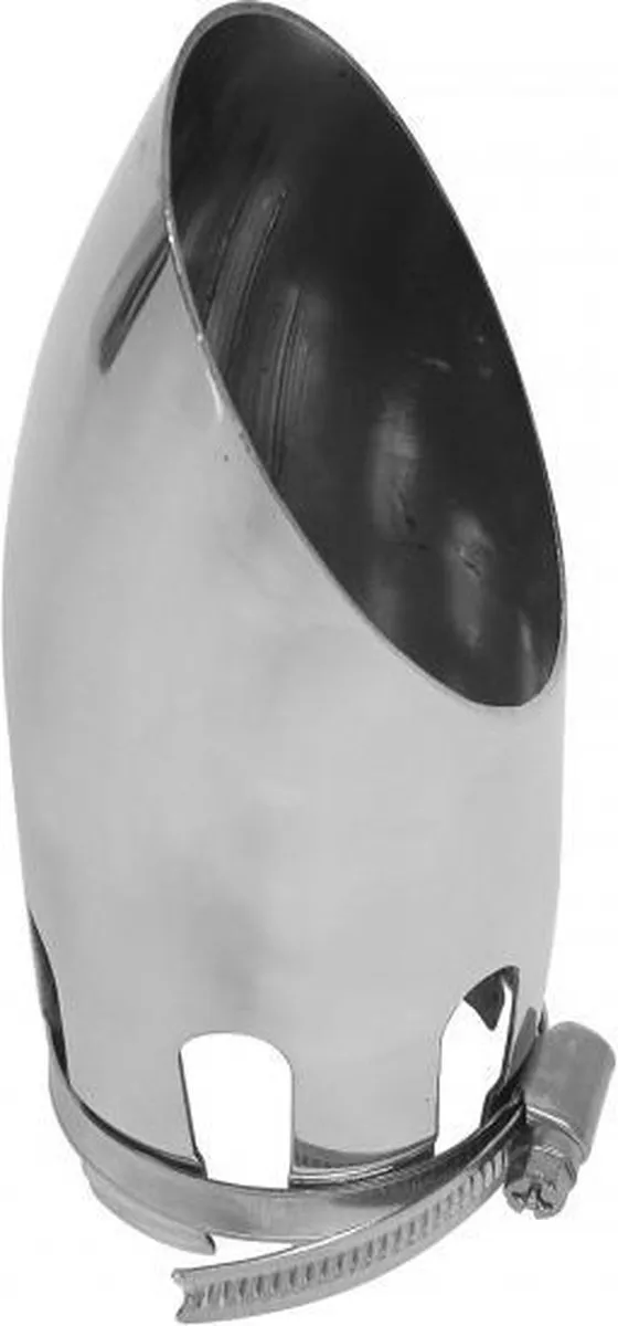 Carpoint Uitlaatsierstuk Inox Gebogen 30-54 Mm Zilver 15 Cm