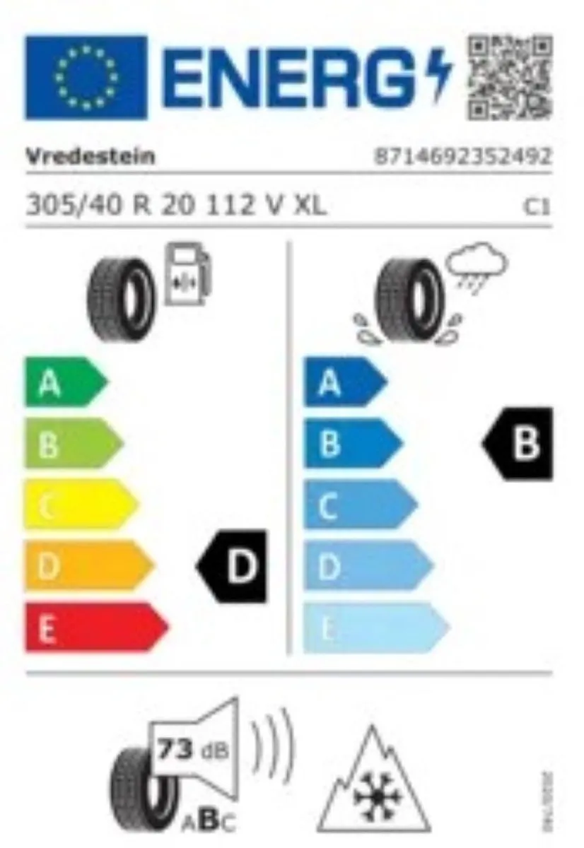 Vredestein Wintrac PRO 305/40 R20 Winterband - 112V XL