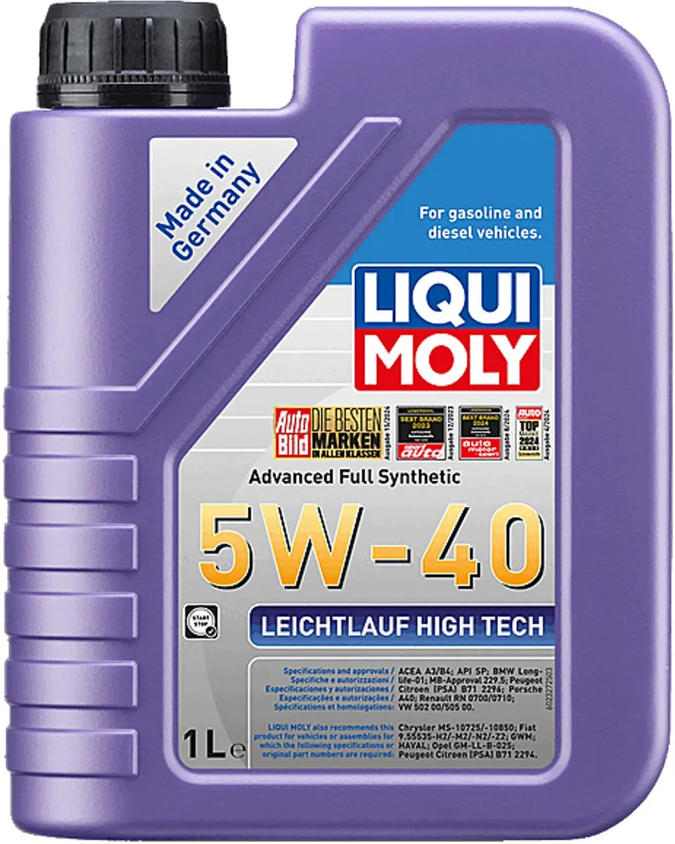 Liqui Moly Leichtlauf High Tech 5W40 Motorolie 1L
