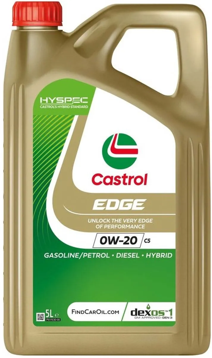 Castrol Edge 0W-20 C5/C6 Motorolie 5L
